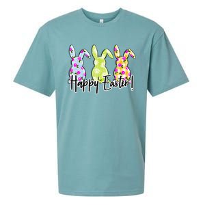 Funny Rabbits Bunnies Happy Easter Day Meaningful Gift Sueded Cloud Jersey T-Shirt