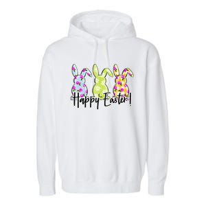 Funny Rabbits Bunnies Happy Easter Day Meaningful Gift Garment-Dyed Fleece Hoodie