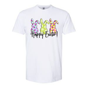 Funny Rabbits Bunnies Happy Easter Day Meaningful Gift Softstyle CVC T-Shirt