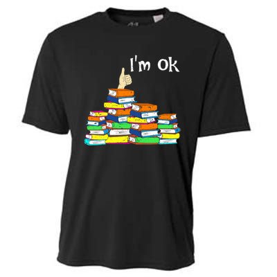 Funny Reading Book Lovers Im Ok National Book Lovers Day Cooling Performance Crew T-Shirt