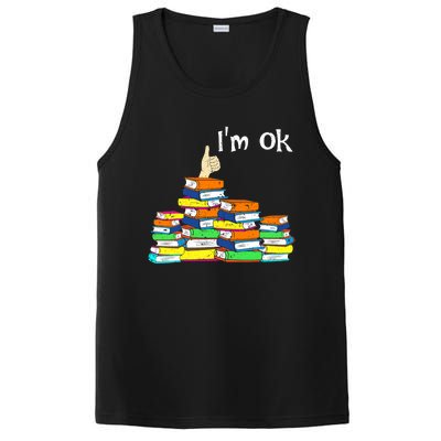 Funny Reading Book Lovers Im Ok National Book Lovers Day PosiCharge Competitor Tank