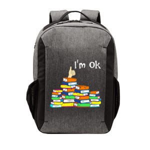 Funny Reading Book Lovers Im Ok National Book Lovers Day Vector Backpack