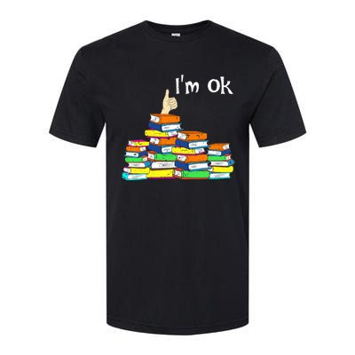 Funny Reading Book Lovers Im Ok National Book Lovers Day Softstyle CVC T-Shirt