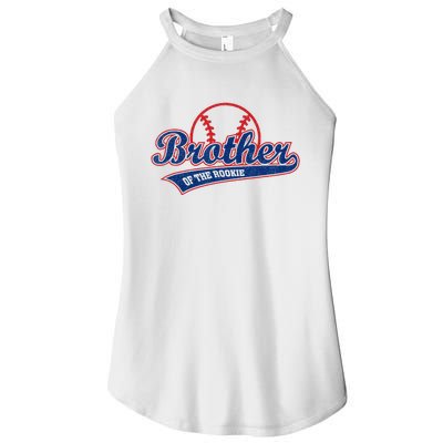 Funny Retro Baseball Brother Of The Rookie Women’s Perfect Tri Rocker Tank