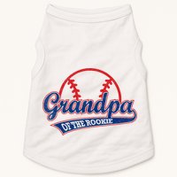 Funny Retro Baseball Grandpa Of The Rookie Doggie Tank