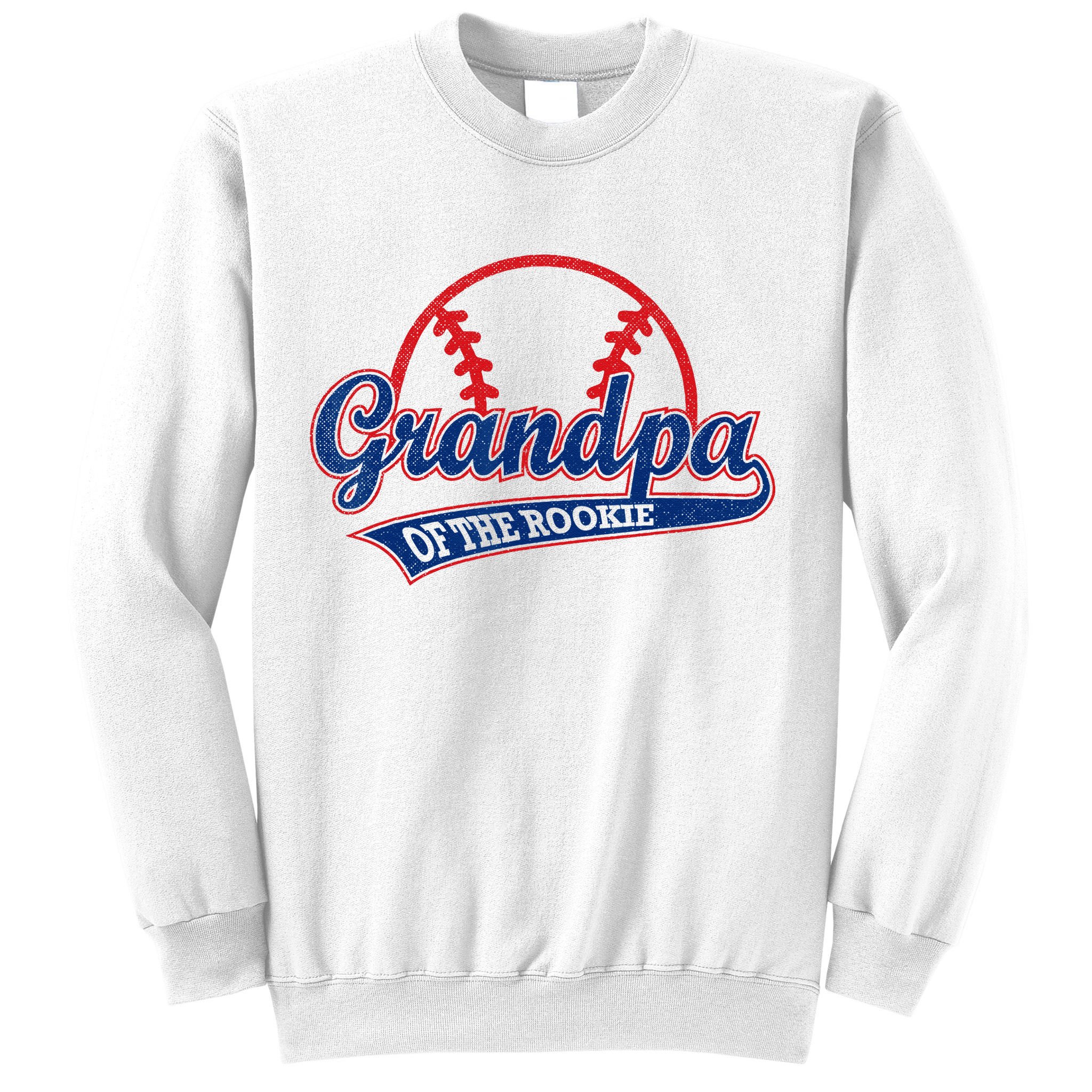 Funny Retro Baseball Grandpa Of The Rookie Sweatshirt