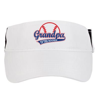 Funny Retro Baseball Grandpa Of The Rookie Adult Drive Performance Visor