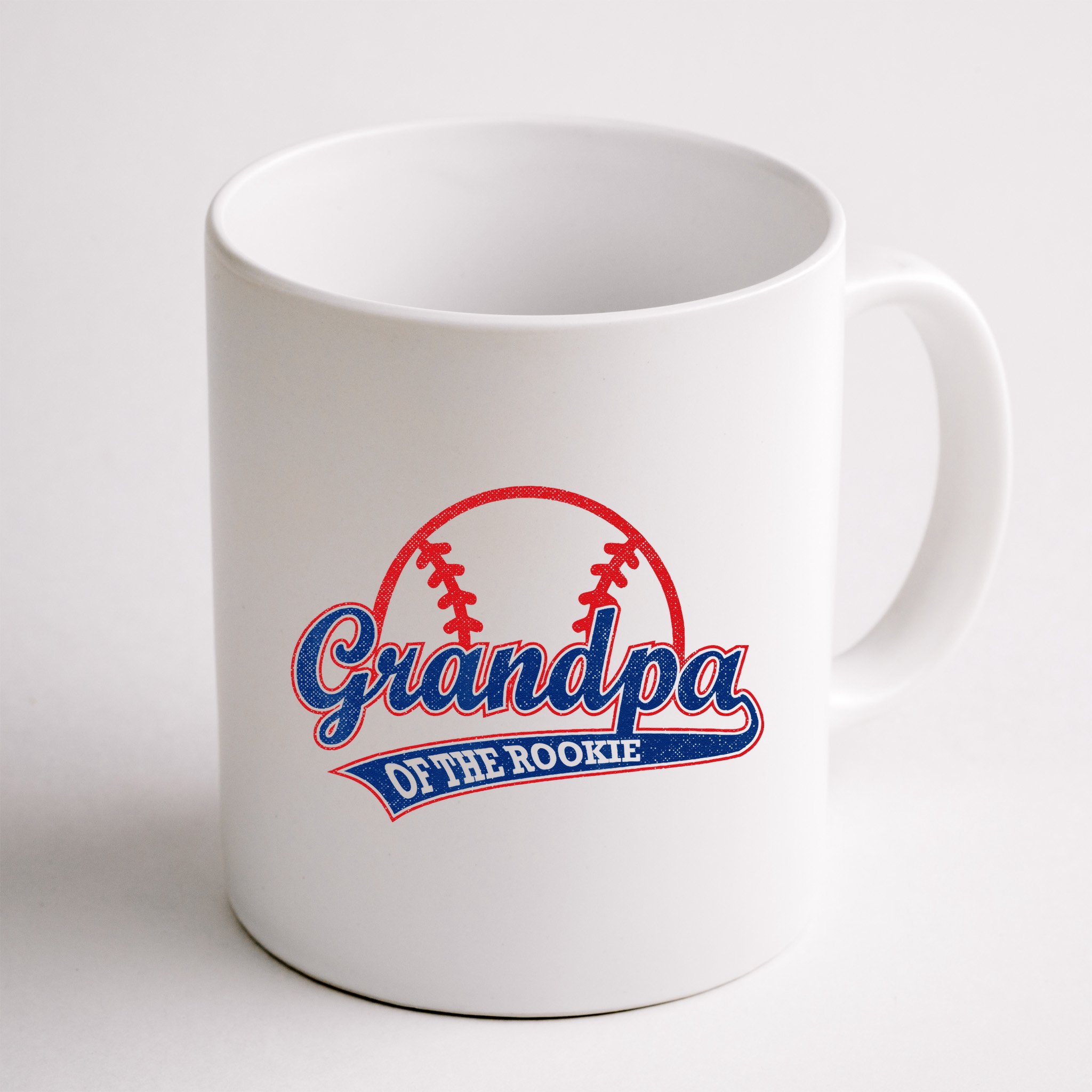 Funny Retro Baseball Grandpa Of The Rookie Mug