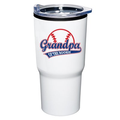 Funny Retro Baseball Grandpa Of The Rookie Tumbler
