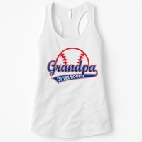 Funny Retro Baseball Grandpa Of The Rookie Womens Tank Top