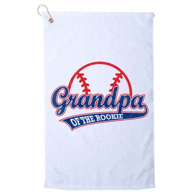 Funny Retro Baseball Grandpa Of The Rookie Golf Towel