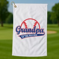Funny Retro Baseball Grandpa Of The Rookie Golf Towel