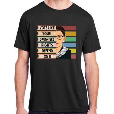 Feminist Ruth Bader Ginsburg Rbg Quote Girl With Book Women Adult ChromaSoft Performance T-Shirt