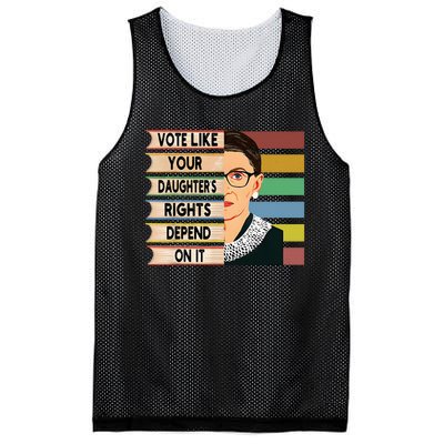 Feminist Ruth Bader Ginsburg Rbg Quote Girl With Book Women Mesh Reversible Basketball Jersey Tank