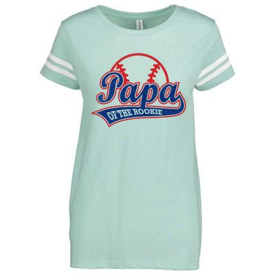 Funny Retro Baseball Papa Of The Rookie Enza Ladies Jersey Football T-Shirt