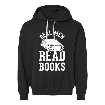 Funny Read Books Garment-Dyed Fleece Hoodie