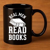 Funny Read Books 11oz C Handle Ceramic Mug