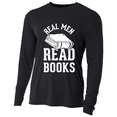 Funny Read Books Cooling Performance Long Sleeve Crew