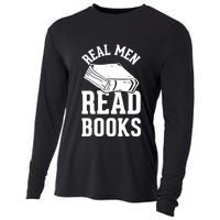 Funny Read Books Cooling Performance Long Sleeve Crew