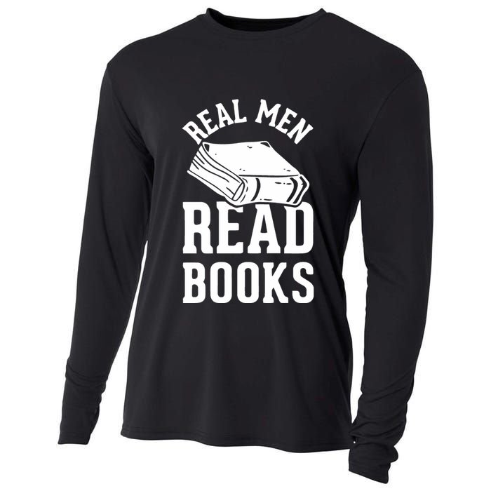 Funny Read Books Cooling Performance Long Sleeve Crew