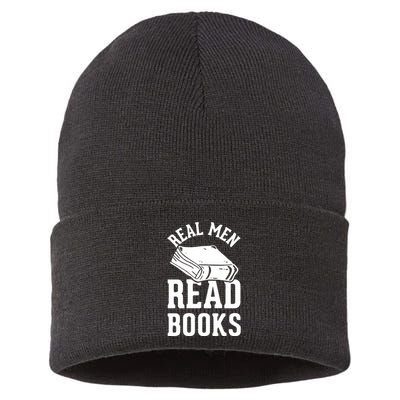 Funny Read Books Sustainable Knit Beanie