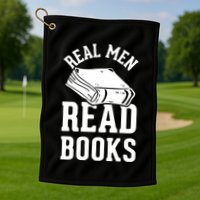 Funny Read Books Golf Towel
