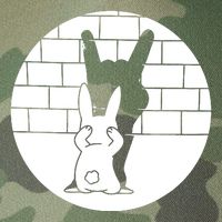 Funny Rabbit Bunny Animal Shadow Puppet Legacy Tie Dye Trucker Hat