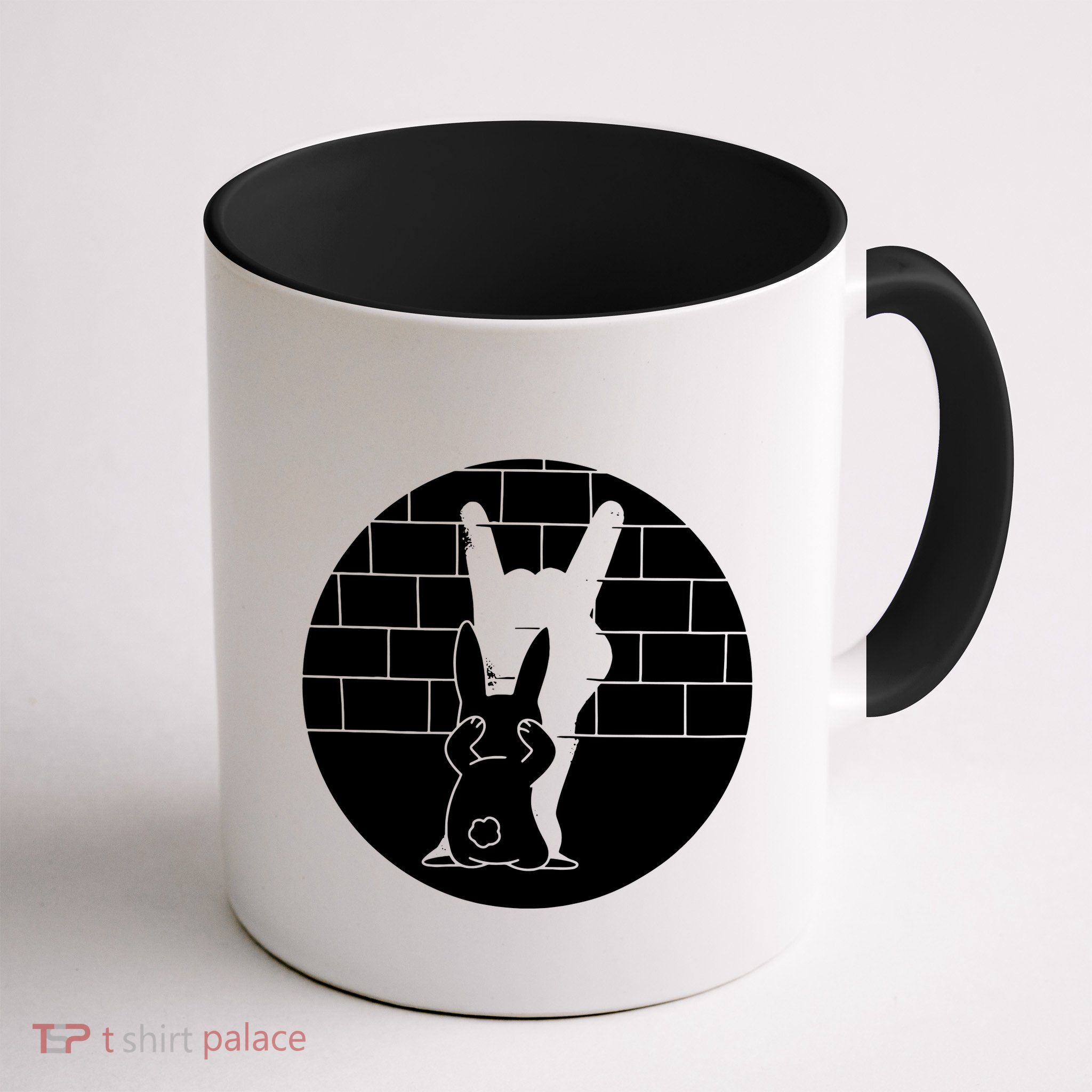 Funny Rabbit Bunny Animal Shadow Puppet Mug