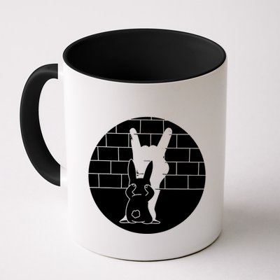 Funny Rabbit Bunny Animal Shadow Puppet Mug