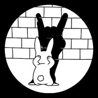 Funny Rabbit Bunny Animal Shadow Puppet 16 in Basic Backpack