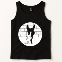 Funny Rabbit Bunny Animal Shadow Puppet Tank Top