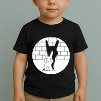 Funny Rabbit Bunny Animal Shadow Puppet Toddler T-Shirt