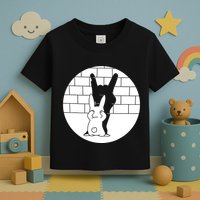 Funny Rabbit Bunny Animal Shadow Puppet Toddler T-Shirt