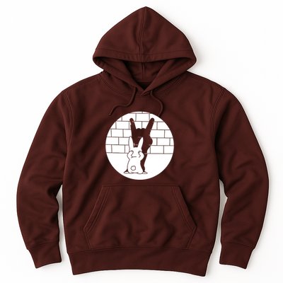 Funny Rabbit Bunny Animal Shadow Puppet Hoodie