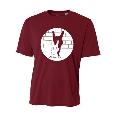 Funny Rabbit Bunny Animal Shadow Puppet Youth Performance Sprint T-Shirt