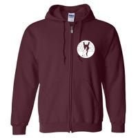 Funny Rabbit Bunny Animal Shadow Puppet Full Zip Hoodie