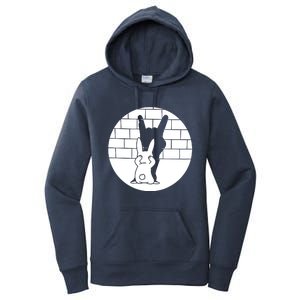 Funny Rabbit Bunny Animal Shadow Puppet Women's Pullover Hoodie