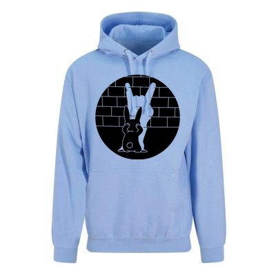 Funny Rabbit Bunny Animal Shadow Puppet Unisex Surf Hoodie