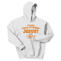 Fall Religious Bible Matthew Are You Falloween Jesus Kids Hoodie