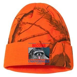 Funny Raccoon Become Ungovernable Kati Licensed 12" Camo Beanie