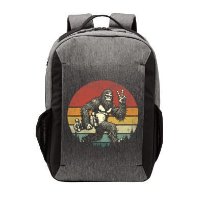 Funny Retro Bigfoot Skater Vintage Sasquatch Skateboarding Vector Backpack