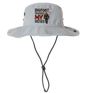 Funny Retro Bigfoot Bigfoot Grabbed My Wiener Design Legacy Cool Fit Booney Bucket Hat