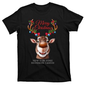 Festive Reindeer Christmas – Holiday Design Zip Hoodie T-Shirt