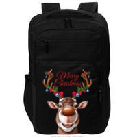 Festive Reindeer Christmas – Holiday Design Zip Hoodie Impact Tech Backpack