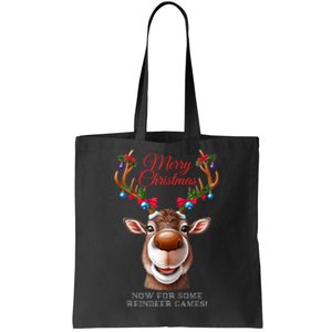 Festive Reindeer Christmas – Holiday Design Zip Hoodie Tote Bag