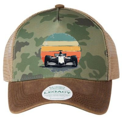 Formula Racing Car For Mechanic Enthusiasts Legacy Tie Dye Trucker Hat
