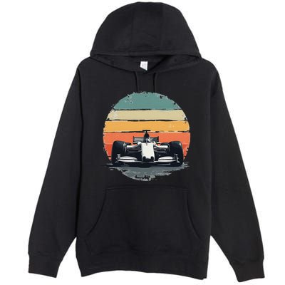 Formula Racing Car For Mechanic Enthusiasts Premium Pullover Hoodie