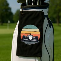 Formula Racing Car For Mechanic Enthusiasts Golf Towel