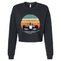 Formula Racing Car For Mechanic Enthusiasts Cropped Pullover Crew