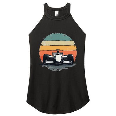Formula Racing Car For Mechanic Enthusiasts Women's Perfect Tri Rocker Tank